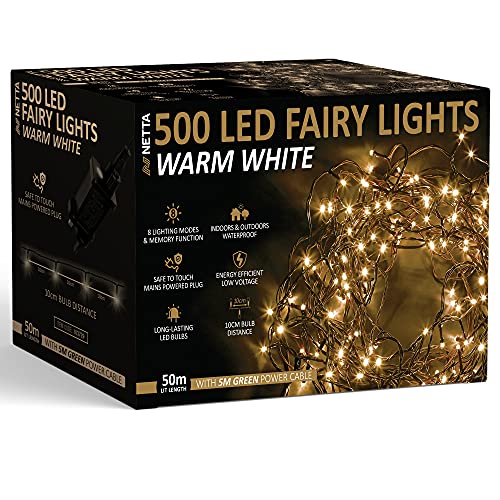 NETTA 50m 500 LED fairy lights
