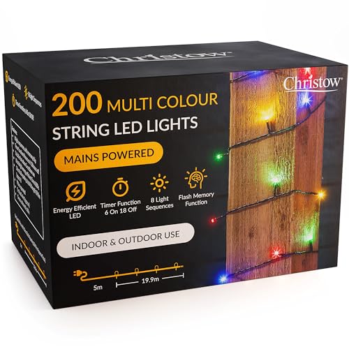 Christow 200 LED multi-coloured